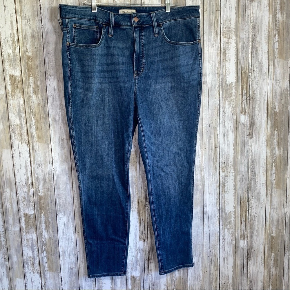 NWT Madewell 10” High Rise Skinny Jeans Magic Pockets Plus Size 20W - Picture 2 of 8
